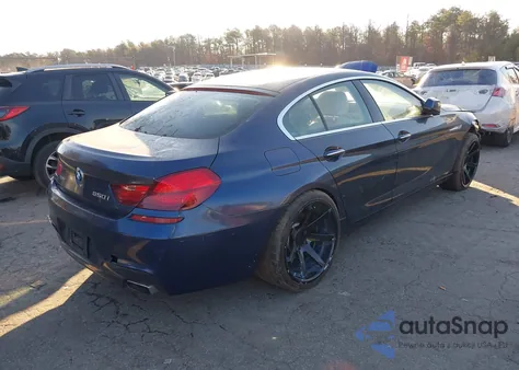 2015 BMW 650I Gran Coupe xDrive z USA, uszkodzony, nr VIN WBA6B4C56FD761861